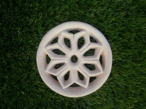 Rejilla de 11 centímetros de diámetro.La mas pequeña